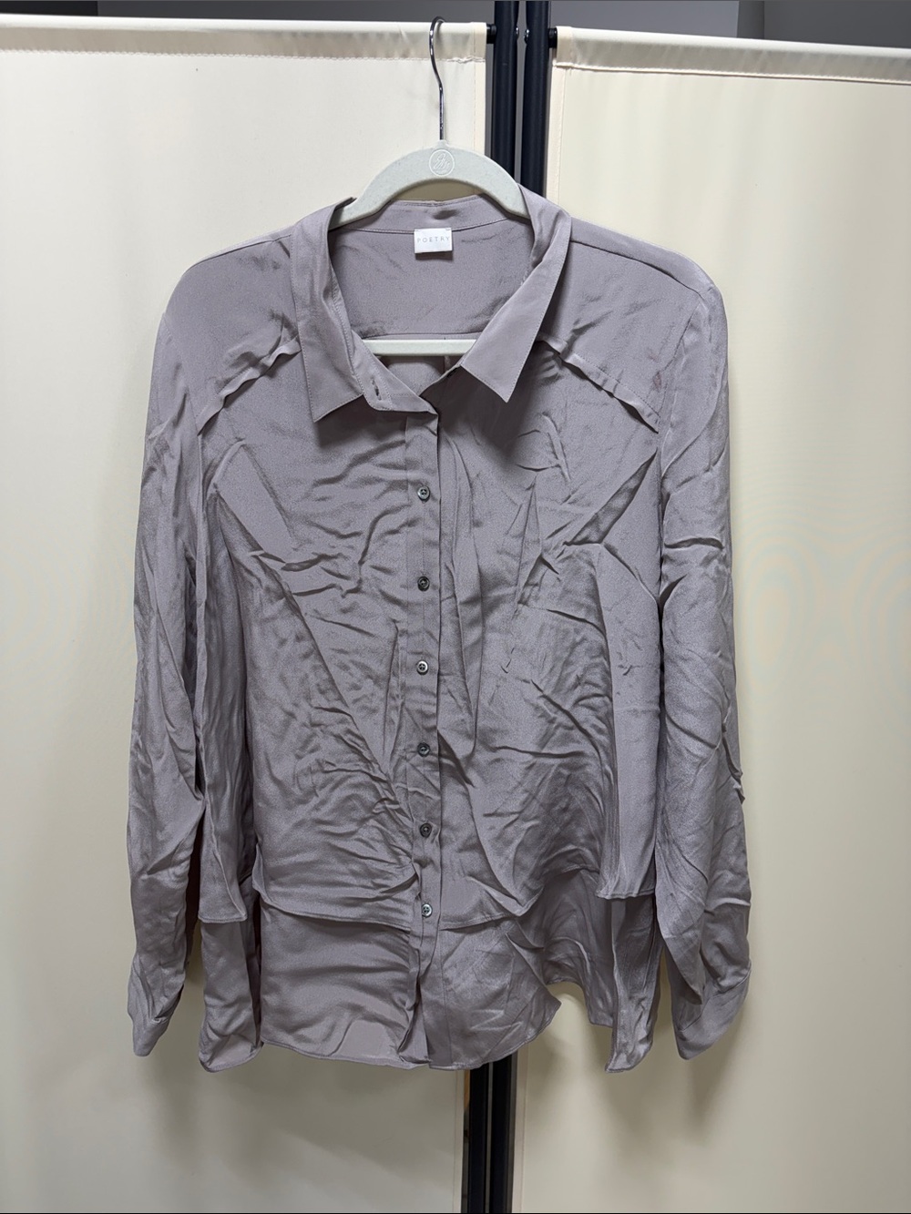 Poetry Button-Down Shirt in Light Mauve